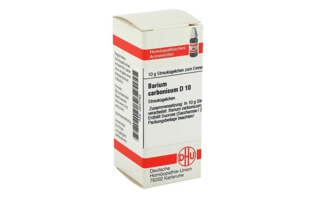Barium carbonicum in der Homöopathie