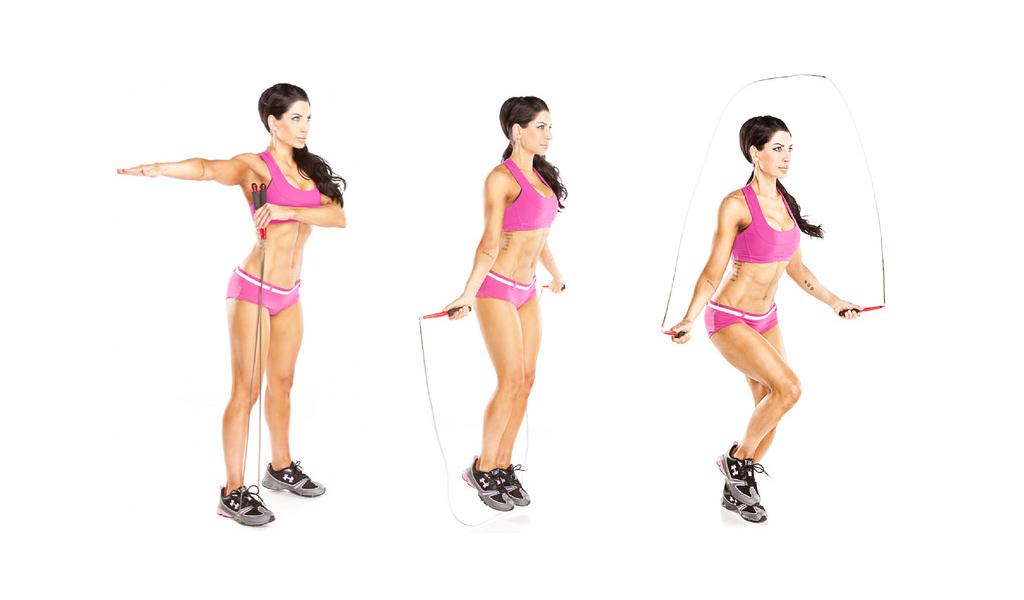 Seilspringen für BauchBeinePo und gute Fitness